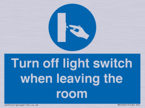 MV10441: Turn off light switch when leaving the room