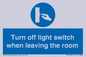 MV10441: Turn off light switch when leaving the room