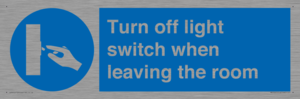 MV10441: Turn off light switch when leaving the room
