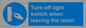 MV10441: Turn off light switch when leaving the room
