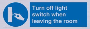MV10441: Turn off light switch when leaving the room