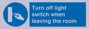 MV10441: Turn off light switch when leaving the room