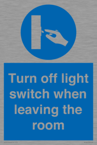 MV10441: Turn off light switch when leaving the room