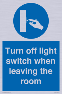 MV10441: Turn off light switch when leaving the room