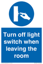 MV10441: Turn off light switch when leaving the room
