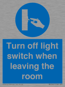 MV10441: Turn off light switch when leaving the room