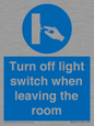 MV10441: Turn off light switch when leaving the room