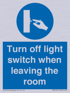 MV10441: Turn off light switch when leaving the room