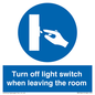 MV10441: Turn off light switch when leaving the room