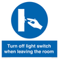 MV10441: Turn off light switch when leaving the room