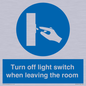 MV10441: Turn off light switch when leaving the room