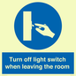 MV10441: Turn off light switch when leaving the room