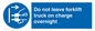 MV10443: Do not leave forklift truck on charge overnight