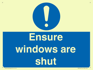MV10447: Ensure windows are shut