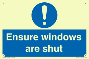 MV10447: Ensure windows are shut