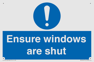 MV10447: Ensure windows are shut