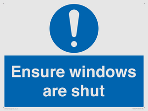 MV10447: Ensure windows are shut