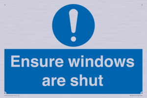 MV10447: Ensure windows are shut