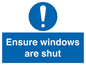 MV10447: Ensure windows are shut