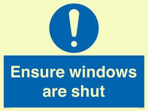 MV10447: Ensure windows are shut