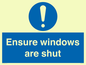 MV10447: Ensure windows are shut