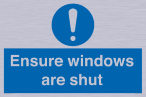 MV10447: Ensure windows are shut