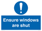 MV10447: Ensure windows are shut