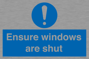 MV10447: Ensure windows are shut