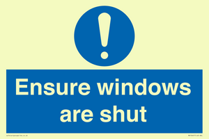 MV10447: Ensure windows are shut