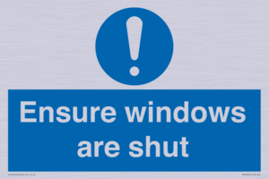MV10447: Ensure windows are shut