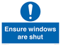MV10447: Ensure windows are shut