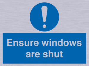MV10447: Ensure windows are shut
