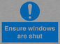 MV10447: Ensure windows are shut
