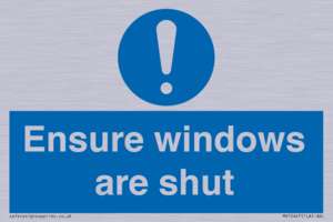 MV10447: Ensure windows are shut