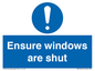 MV10447: Ensure windows are shut