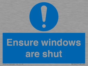 MV10447: Ensure windows are shut