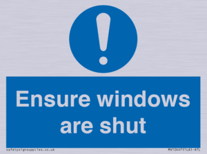 MV10447: Ensure windows are shut