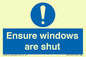 MV10447: Ensure windows are shut