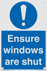 MV10447: Ensure windows are shut
