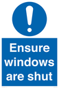 MV10447: Ensure windows are shut
