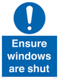 MV10447: Ensure windows are shut