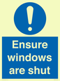 MV10447: Ensure windows are shut
