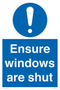 MV10447: Ensure windows are shut