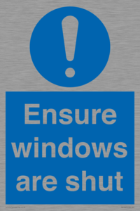 MV10447: Ensure windows are shut