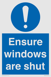 MV10447: Ensure windows are shut