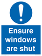 MV10447: Ensure windows are shut