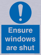 MV10447: Ensure windows are shut