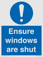 MV10447: Ensure windows are shut