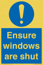 MV10447: Ensure windows are shut