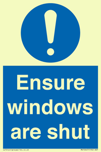 MV10447: Ensure windows are shut